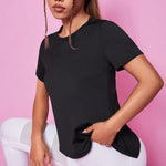 Women Seamless Yoga T-Shirt Female Fitness Crop Top Workout Gym Training Shirts Athletic Short Sleeve Yoga T-Shirts Sportswear