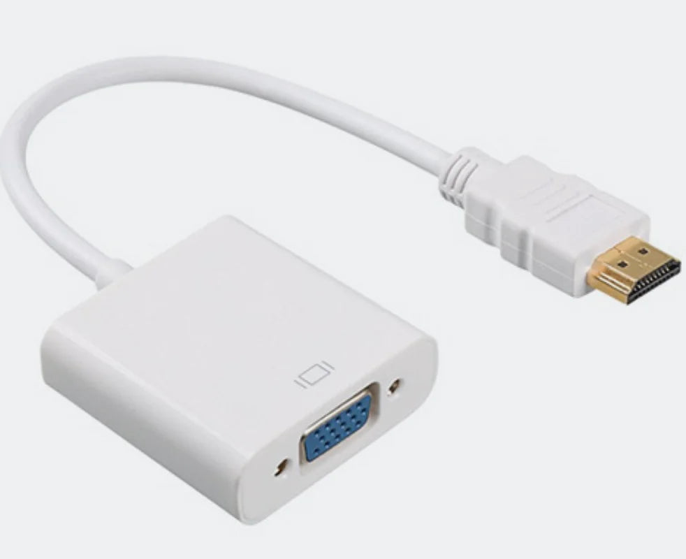 HDMI to VGA Adapter Cable For Projector DTV TV HDVD Laptop DP Male to VGA Female Converter Adapter Cable