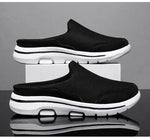 2024 Summer new breathable mesh shoes outdoor non-slip walking shoes comfortable sandals men half slippers casual loafers 35-48