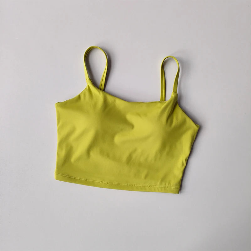 Women Breathable Sports Bra Fitness Top Push Up Sport Bra Fixed With Pad Yoga Bra Underwear Sport Tops For Running Vest Gym Wear