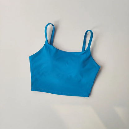 Women Breathable Sports Bra Fitness Top Push Up Sport Bra Fixed With Pad Yoga Bra Underwear Sport Tops For Running Vest Gym Wear