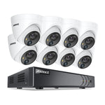 ANNK H.265+ 5MP Lite Ultra HD 8CH DVR CCTV Security System 4/8PCS Outdoor 5MP EXIR Night Vision Camera  Video Surveillance Kit