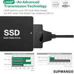 SATA To USB 3.0 / 2.0 Cable For 2.5 Inch External HDD SSD Hard Drive SATA 3 22 Pin Adapter USB 3.0 To Sata III Cord Up to 6 Gbp