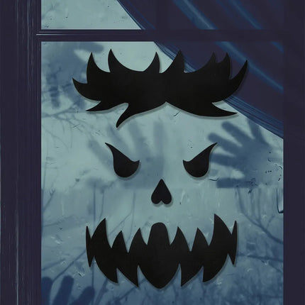 Halloween Decoration,DIY Felt Cloth Stickers for Home,Devil,Witch Hat,Glass Window Stickers, Halloween Party Door Stickers