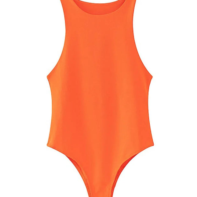 summer solid sexy bodycon women bodysuits female 4 color green slim casual  bodysuit chic lady club short playsuits femme