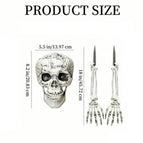Skull and arms