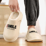 New Winter Men Warm Slippers Cotton Slippers Outdoor Indoor Cotton Shoes Waterproof Mens Comfortable Home Bedroom Plush Slippers