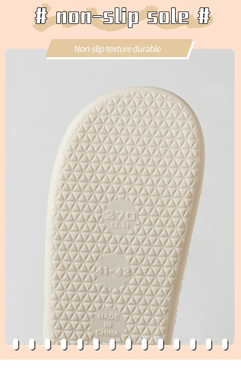 Warm Slippers  Cushion Slides Meet Me At Midnight Soft Warm Comfort Flat Cozy Fuzzy Woman House Slippers Funny Shoes