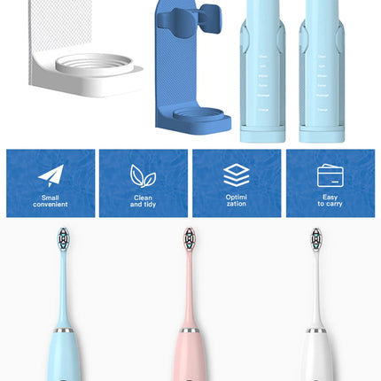 Adjustable Toothbrush Holder Electric Toothbrush Base Silicone Non-slip Wall Mount Brush Body Rack Adapt 99%