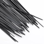 500/100Pcs Wholesale Plastic Nylon Cable Ties Self-locking Cord Straps Adjustable Cables Fastening Loop Home Office Wire Zip Tie