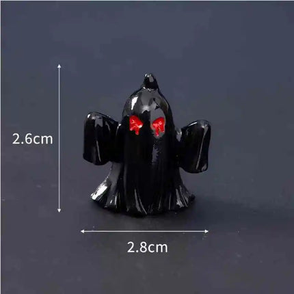 Halloween Decoration Maple Leave Ghost Desktop Ornaments Mini Skull Luminous Horror Eyeball Halloween Party Favors Home Decor