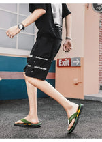 High Quality Fashion Men Flip Flops Summer Beach Flip Flops Men Casual Breathable Antiskid Beach Slippers Men Summer Outdoor