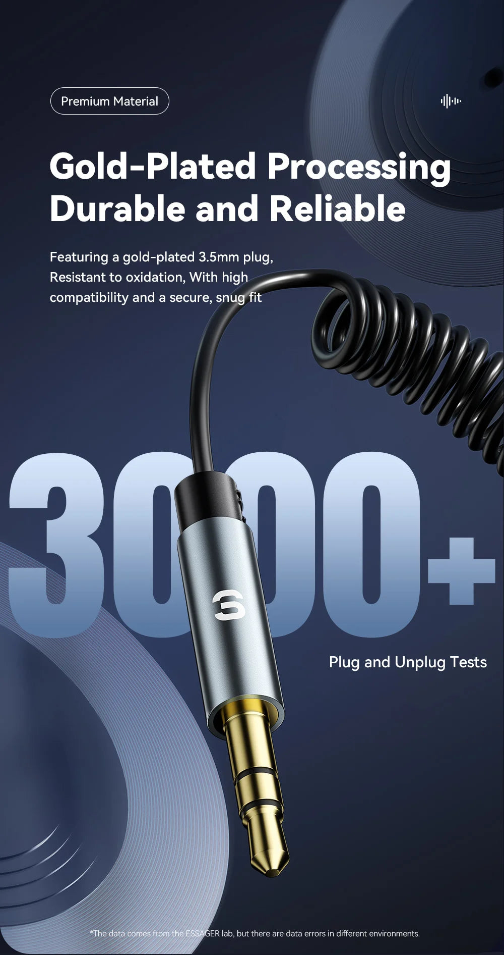 Essager USB Bluetooth 5.0 Receiver Aux Bluetooth Adapter For Car 3.5mm Jack Speaker Auto Handfree Car Audio Music Transmitter