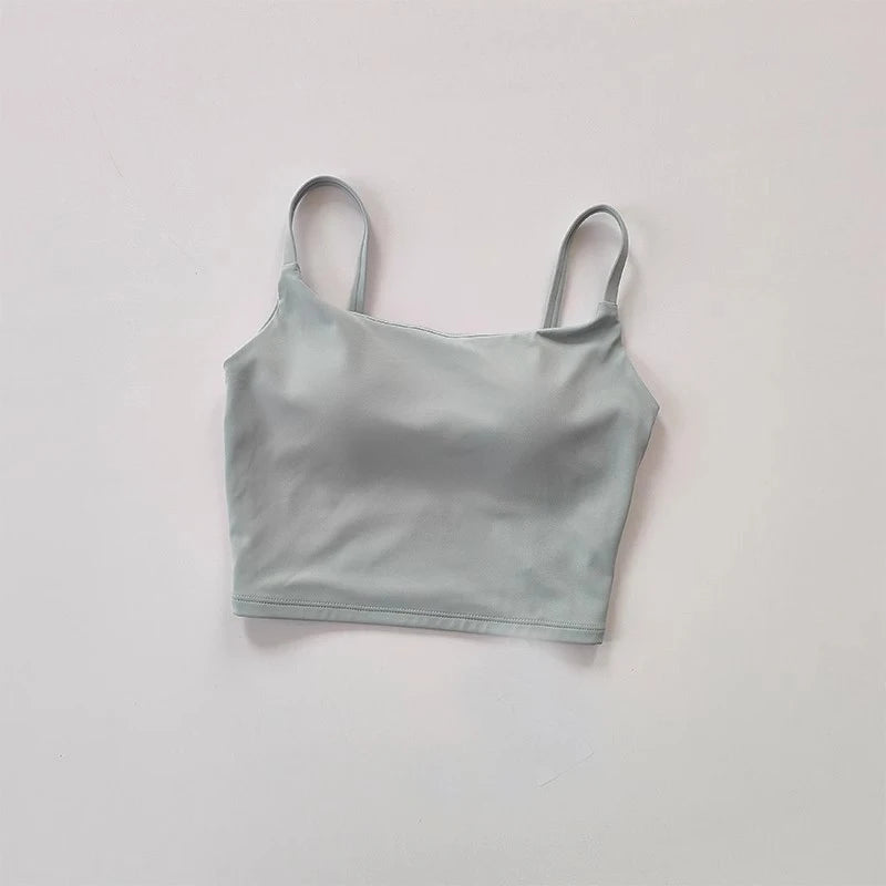 Women Breathable Sports Bra Fitness Top Push Up Sport Bra Fixed With Pad Yoga Bra Underwear Sport Tops For Running Vest Gym Wear