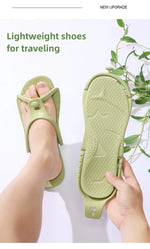 Folding Slippers Trip Travel Portable Slides Women Men Light Home Hotel Salon Homestay Guest Use Sandals Bathing Beach Shoes