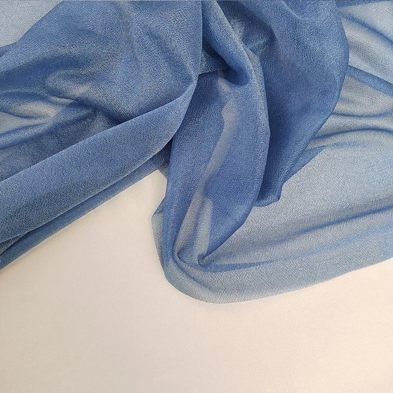 Chiffon Table Runner Sheer Fabric Silk for Boho Sheer Fabric Wedding Arch Overlay Draping Decoration Birthday Party Table Decor