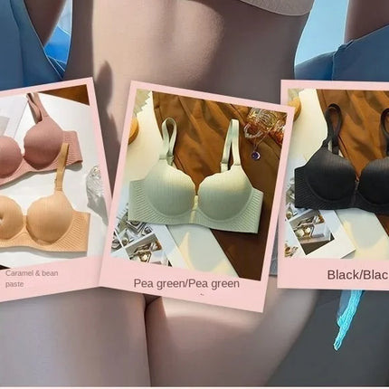 2024 New Push Up Bra for Small Chest  Ultra Thick 6CM Padded No Steel Ring Comfortable & Sexy Lift Lingerie for Flat Chest Women