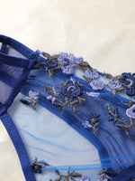 2-Pieces Fancy Sexy Lingerie Set Woman Semi-Sheer Women's Underwear Embroidery Beautiful Bra And Panty Sets Erotic Outfits