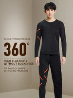 Warm Pants For Men With Plush And Thickened Autumn And Winter High Elasticity, Tight Fitting Sports Bottoms And Slim Fitting Pan