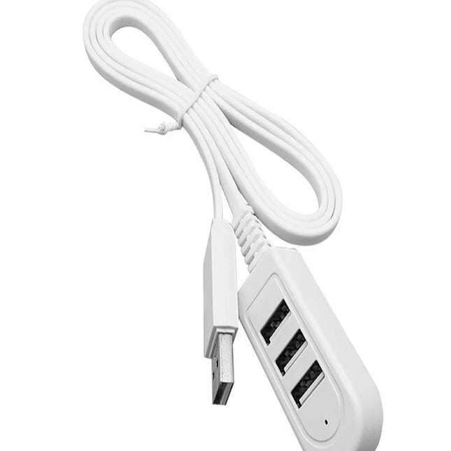 3 In 1 USB Splitter Socket Multi-function 3A Charger Converter USB Port Hub Digital Data Cables Accessories Extension Cable Line