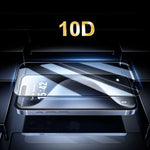 2Pcs Tempered Glass Easy install For iPhone 15 Pro Max 14Pro Full Cover Screen Protector Dust Free Installation For iPhone 15Pro