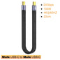 USB3.1 10Gbps Short Cable 13cm PD 100W USB to Type C Cable Converter OTG USB Adapter USB4 20Gbps Cable 22cm for SSD Power Bank