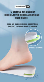 1Pair Height Increase Insole for Feet Comfort Plantar Fasciitis Shoes Insoles Men Women Sports Air Shock Absorbing Shoe Pads