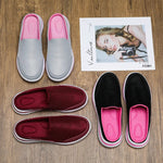 2024 Summer new breathable mesh shoes outdoor non-slip walking shoes comfortable sandals men half slippers casual loafers 35-48