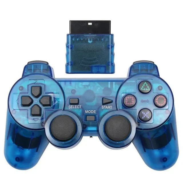 Wireless Gamepad for Sony PS2 Controller for Playstation 2 Console Joystick 2.4G Double Vibration Shock Joypad USB PC Game