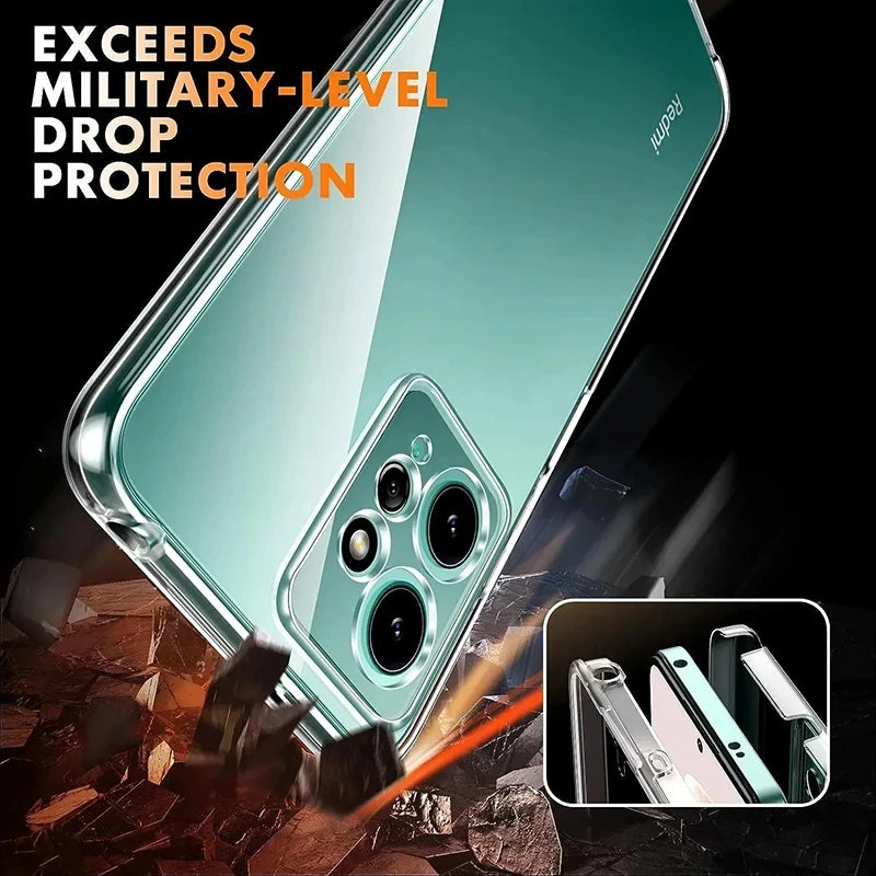 360 Full Silicone Case for Xiaomi Redmi Note 13 14 Pro Plus 12S 11S 10S 9 8 7 Pro 9S 14C 14T 13T 12T 11T 10T Poco X6 X5 X4 X3 F3