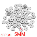 50pcs Stainless Steel Daisy Snowflake Flower Spacer Beads Gold Plated Loose Bead Cap for DIY Needlework Jewelry Making Bracelet