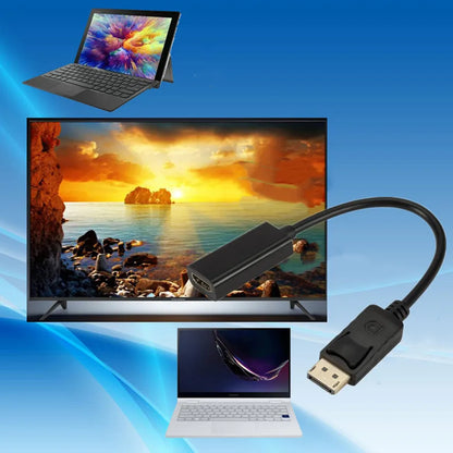 1080P DP to HDMI-compatible Cable Adapter Male To Female For HP/DELL Laptop PC Display Port to HDMI-compatible Cord Converter