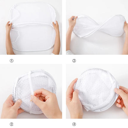 1/3Pcs Dirty Clothes Basket Skeleton Ventilated Foldable Easy Storage Portable Large Capacity Clothes Basket