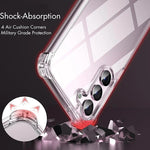 Hybrid Shockproof Case For Samsung Galaxy S23 S21 FE S22 Plus Ultra Clear Hard Case For Samsung A54 A34 A24 A14 A04S A53 A33