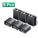 UGREEN RJ45 Splitter 1 to 2 Ethernet Adapter Internet Network Cable Extender RJ45 Connector Coupler for PC Laptop TV Box Router