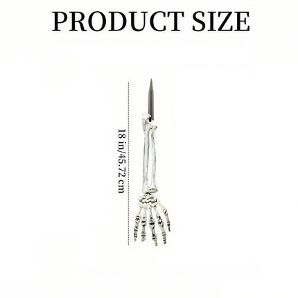 Halloween Skeleton Stake Decorations, Realistic Skeleton Arm Leg Bones, Spooky Yard Garden Halloween Decoration