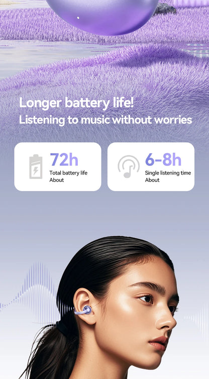 Xiaomi M91 Bluetooth Wireless EarClip Headphone Bluetooth 5.4 ENC Noise Reduction Wireless Earbuds Gaming Sports Headphones