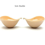 Thick Invisible Bra Thickened Chest Sticker Flat Chest Display Big Silicone Breast Sticker Bridal Wedding Dress 2.5CM/3.5CM/6CM