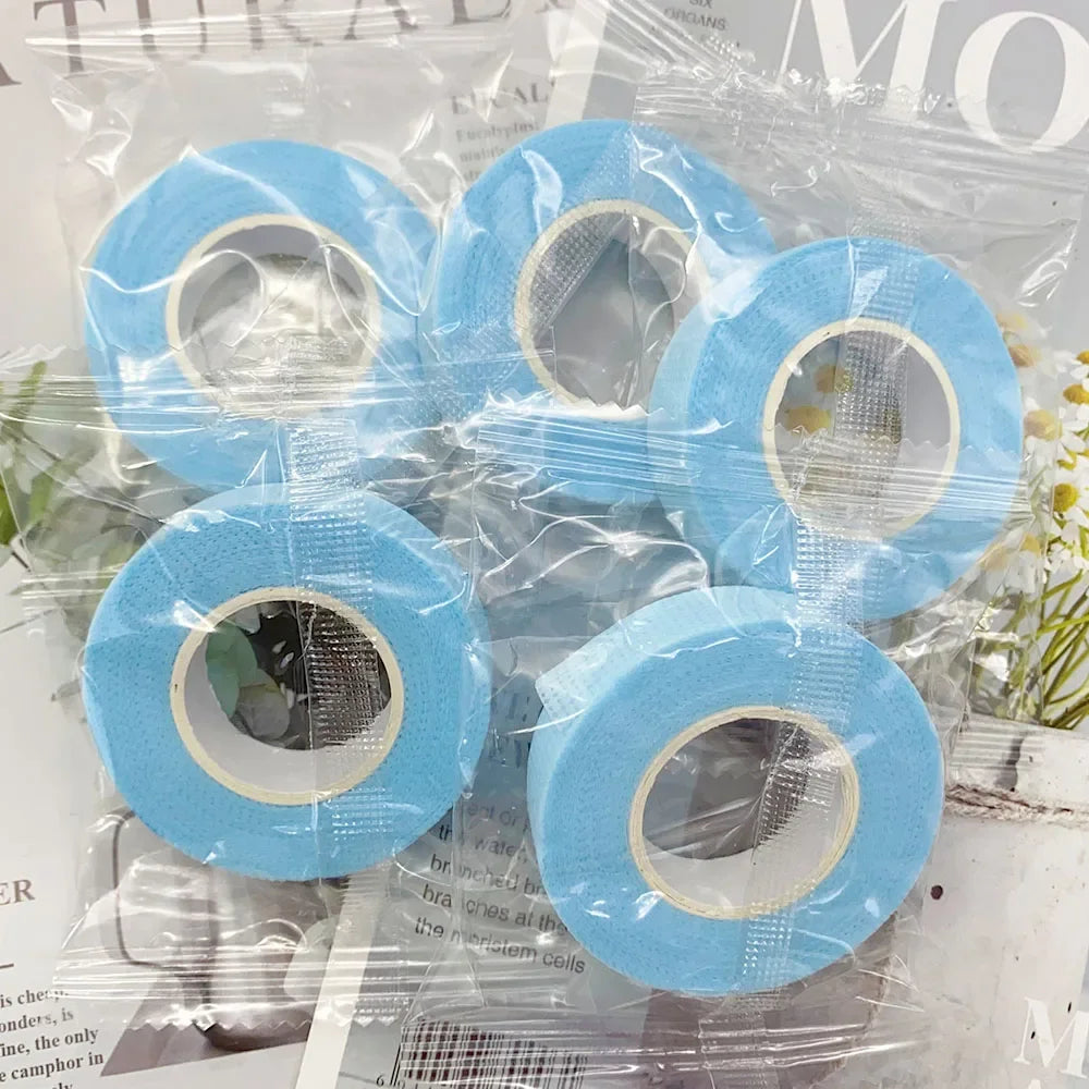 5Pcs Breathable Medical Paper Tapes Eyelash Extension Professional Lashes White Tape Eye False Lashes Patch Eyelid Sticker