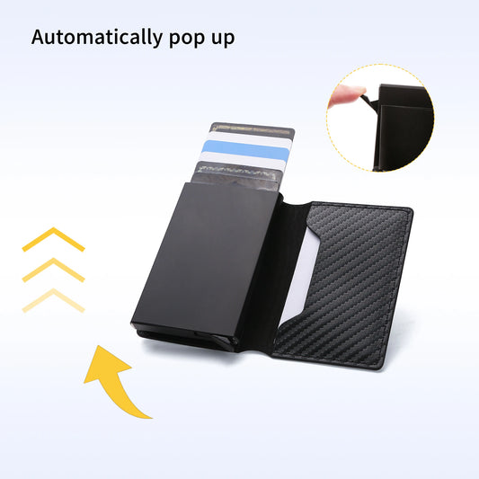 The new men's card holder is a minimalist wallet for convenience