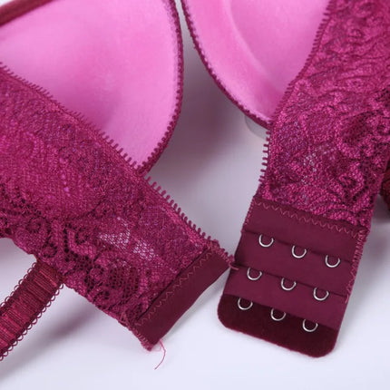 Women Sexy Lingerie Set Fashion Lace Lingerie Sets For Ladies Soild Color Bra Comfortable Intimates Underwear Suit Female