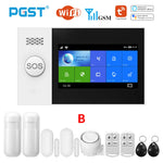 Wireless Home WIFI GSM Home Security With Motion Detector Sensor Burglar Alarm System APP Control Support Alexa