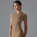 Yoga Vest Training Fitness Top Windproof Running Suit Solid Colour Cycling Fitness Quick Dry Women's Sweatshirt