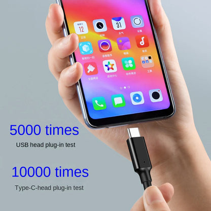 USB3.2 10Gbps Type C Cable USB A to Type-C 3.2 Data Transfer USB C SSD Hard Disk Cable PD 60W 3A Quick Charge 3.0 Charge Cable