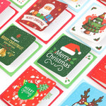 24 Pcs/lot Christmas Greeting Card Kids Mini Christmas Blessing Greeting Cards Envelope New Year Postcard Gift Card Xmas Party
