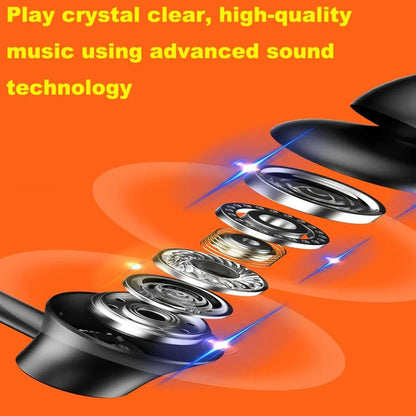 Xioami Wireless Headphones Hi-Fi Stereo Bluetooth Earphone Neckband Bass Sports Waterproof Earbuds Support TF Card Built-in Mic