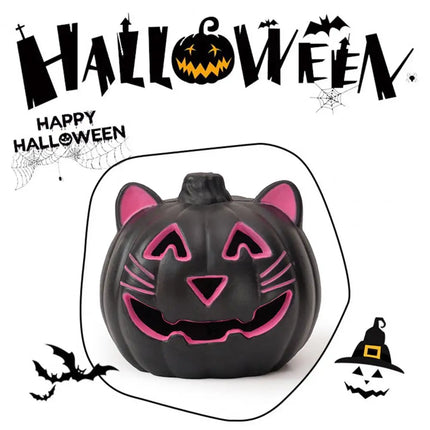 Cute Halloween Decor High-quality Plastic Pumpkin Spooky Halloween Pumpkin Lanterns for Indoor Outdoor Decor Light Up for Party