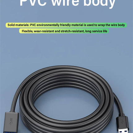USB 3.0 Extension Cable Male to Female 5Gbps Data Cord USB3.0 Extender for PC PS3 Laptop to U Disk Smart TV USB Cable Extension