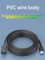 USB 3.0 Extension Cable Male to Female 5Gbps Data Cord USB3.0 Extender for PC PS3 Laptop to U Disk Smart TV USB Cable Extension