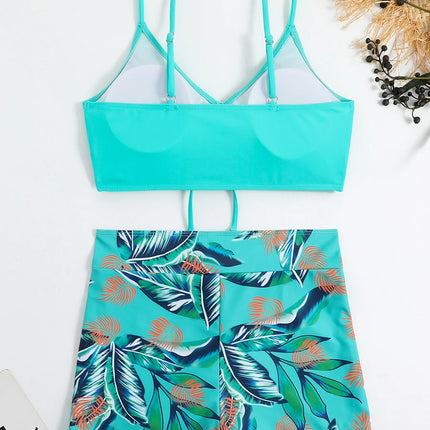 Drawstring Front Shorts Bikinis 2025 High Waist Swimsuit Women Swimwear Female Bathers Bathing Swimming Swim Suit Beachwear